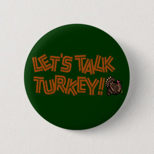 Laten we Turkije spreken Ronde Button 5,7 Cm