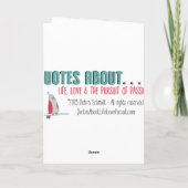 Laten we u dankbaar zijn bedankkaart (Achterkant)