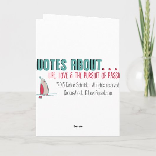 Laten we u dankbaar zijn bedankkaart (Achterkant)