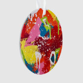 Laten we uitgaan met een knal acryl Ornament (voorkant)