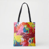 Laten we uitgaan met een knal Canvas tas (Voorkant)