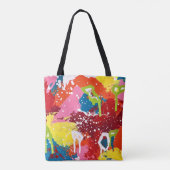 Laten we uitgaan met een knal Canvas tas (Achterkant)