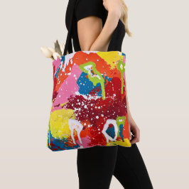 Laten we uitgaan met een knal Canvas tas