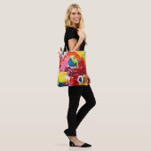 Laten we uitgaan met een knal Canvas tas (Op model)