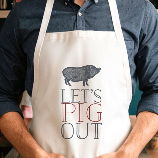 Laten we uitgraven | Zomer BBQ Standaard Schort