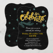 Laten we uitnodigen kaart (Voorkant / Achterkant)