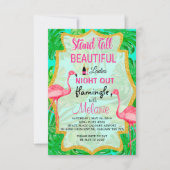 Laten we uitnodigen voor dames in de nacht kaart (Voorkant)