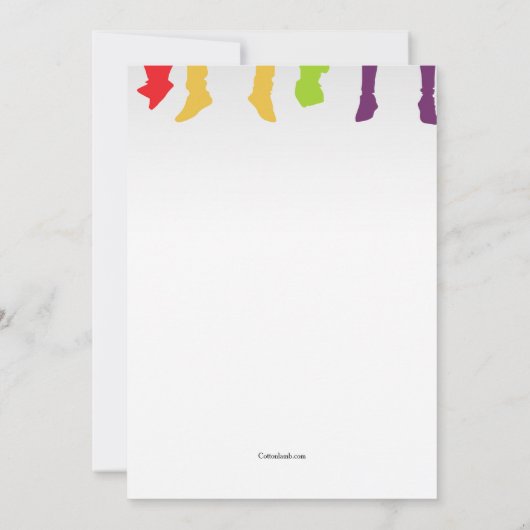 Laten we Uitnodiging ophangen (Achterkant)