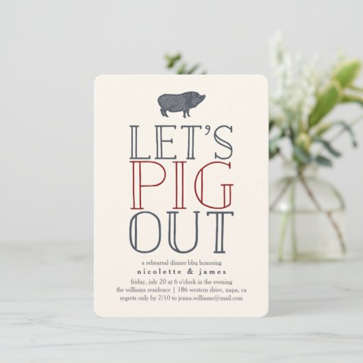 Laten we uitsteken | Uitnodiging tot heroefening v (Staand voorkant)