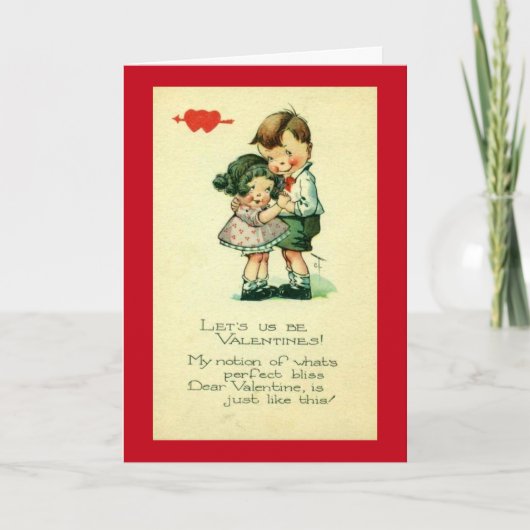 Laten we Valentijns zijn Feestdagen Kaart (Voorkant)