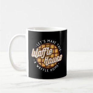 Laten we van die wafelhuizen een wafel maken koffiemok