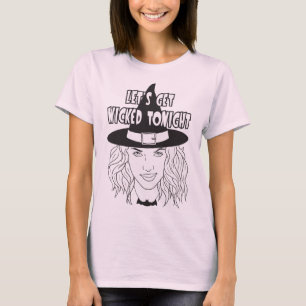 Laten we vanavond de T-Shirt van vrouwen in de sch