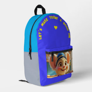 Laten We Vandaag Een Goede Dag Maken Bedrukte Rugzak