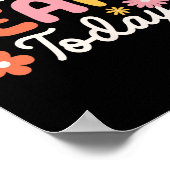 Laten we vandaag leren Docent Motivatie Gezegden I Poster (Hoek)