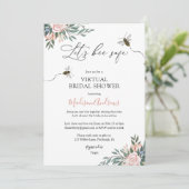 Laten we veilig virtueel Vrijgezellenfeest zijn Kaart (Staand voorkant)