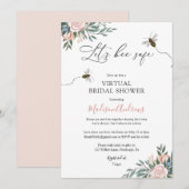 Laten we veilig virtueel Vrijgezellenfeest zijn Kaart (Voorkant / Achterkant)