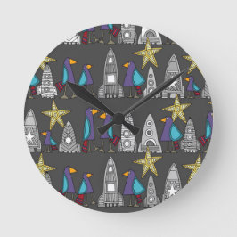 laten we ver weg vliegen ronde klok