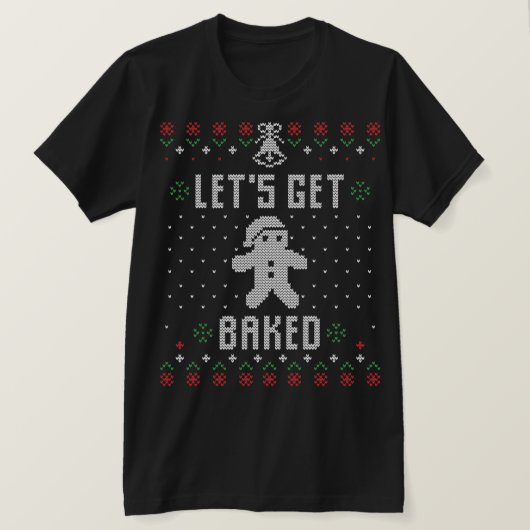 Laten we verbijsterd worden met een lomp kerst, gr t-shirt (Design voorkant)