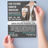 Laten we verbinding maken, de gebeurtenis van het  flyer (Hand)