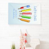 Laten we Verjaardag Ontspannen Spandoek (Insitu)