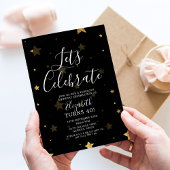 Laten we verjaardagsuitnodiging vieren kaart