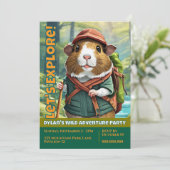 Laten we verkennen! Outdoor Guinea Pig Hiker Kaart (Staand voorkant)
