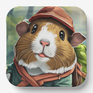 Laten we verkennen! Outdoor Guinea Pig Hiker Papieren Bordje