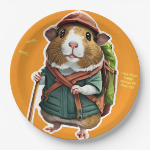 Laten we verkennen! Outdoor Guinea Pig Hiker Papieren Bordje