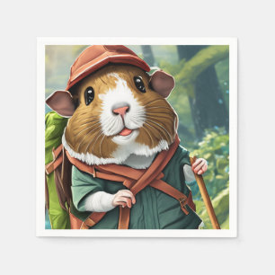 Laten we verkennen! Outdoor Guinea Pig Hiker Servet
