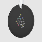 Laten we verlicht kerst ketamine te krijgen ornament (voorkant)