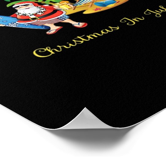 Laten we verlicht Kerstmis Essentieel Poster (Hoek)