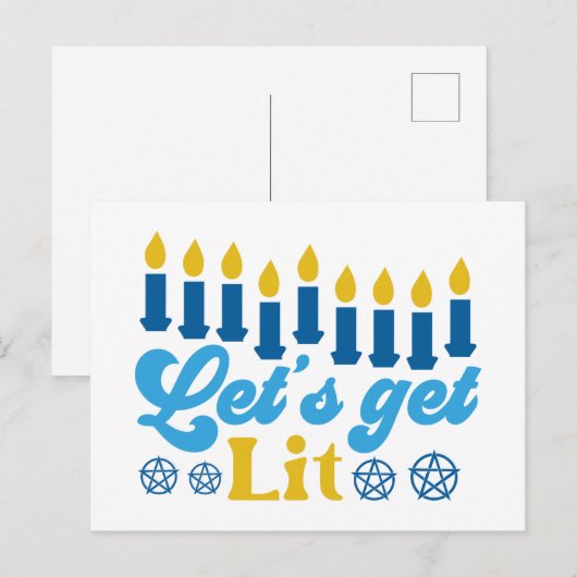 Laten we verlicht worden! Briefkaart (Voorkant / Achterkant)