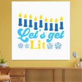 Laten we verlicht worden! canvas afdruk (Insitu (Woonkamer))