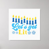 Laten we verlicht worden! canvas afdruk (Voorkant)