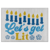 Laten we verlicht worden! Glassnijplank Snijplank (Voorkant)