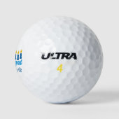 Laten we verlicht worden! Golfballen (Logo)