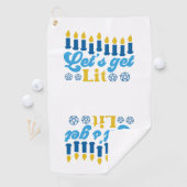 Laten we verlicht worden! Golfhanddoek (Insitu)