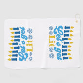 Laten we verlicht worden! Golfhanddoek (Horizontaal)