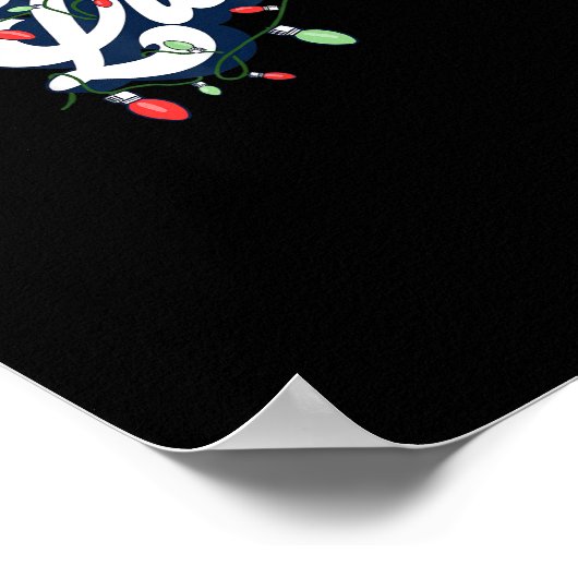 Laten we verlicht worden! Grappig Drink Christmas  Poster (Hoek)