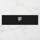 Laten we verlicht worden! Grappig Drink Christmas Waterfles Etiket (Enkel label)