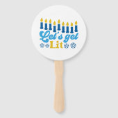 Laten we verlicht worden! Handventilatoren Handwaaier (Voorkant)