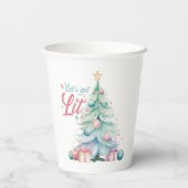 Laten we verlicht worden papieren bekers (Achterkant)