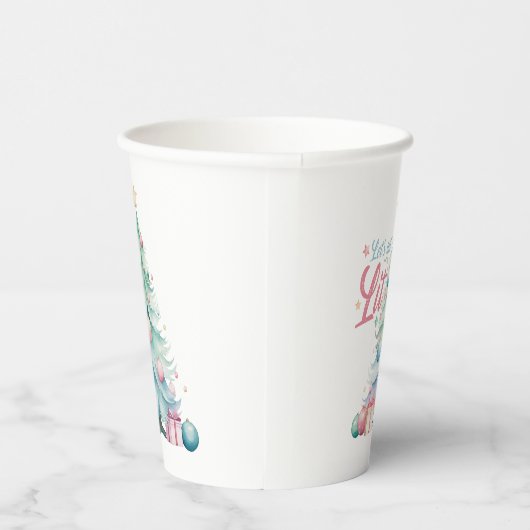 Laten we verlicht worden papieren bekers (Rechts)