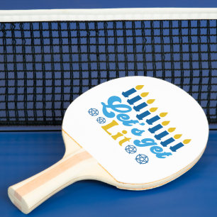 Laten we verlicht worden! Ping Pong Paddle Tafeltennisbatje