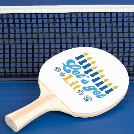 Laten we verlicht worden! Ping Pong Paddle Tafeltennisbatje (Insitu)