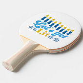 Laten we verlicht worden! Ping Pong Paddle Tafeltennisbatje (Voorkant Gekanteld)
