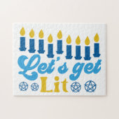 Laten we verlicht worden! puzzel legpuzzel (Horizontaal)