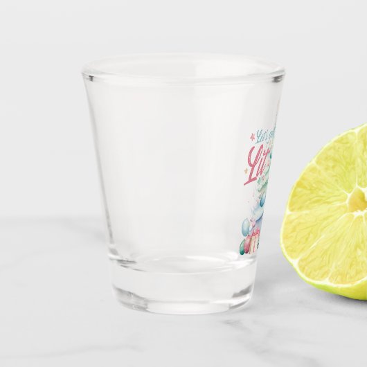 Laten we verlicht worden shot glas (Links)