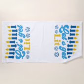 Laten we verlicht worden! Strandlaken (Voorkant)