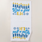 Laten we verlicht worden! Strandlaken (Voorkant)